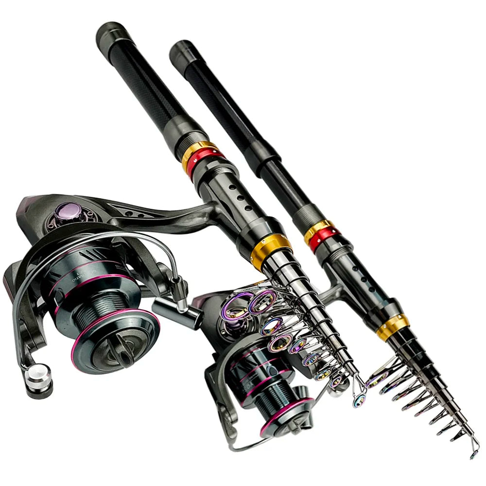 Premium Retractable Fishing Rod Reel Combo™