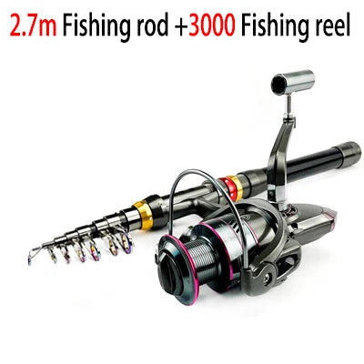 Premium Retractable Fishing Rod Reel Combo™