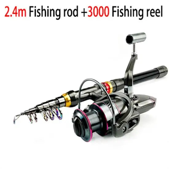 Premium Retractable Fishing Rod Reel Combo™