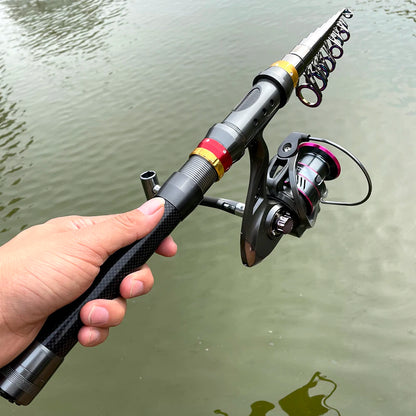 Premium Retractable Fishing Rod Reel Combo™