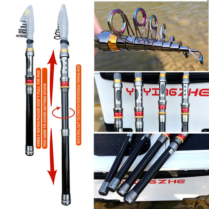 Premium Retractable Fishing Rod Reel Combo™