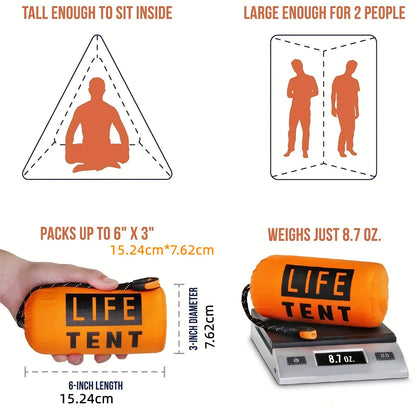 Emergency 2-Person Waterproof Tent™