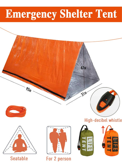 Emergency 2-Person Waterproof Tent™